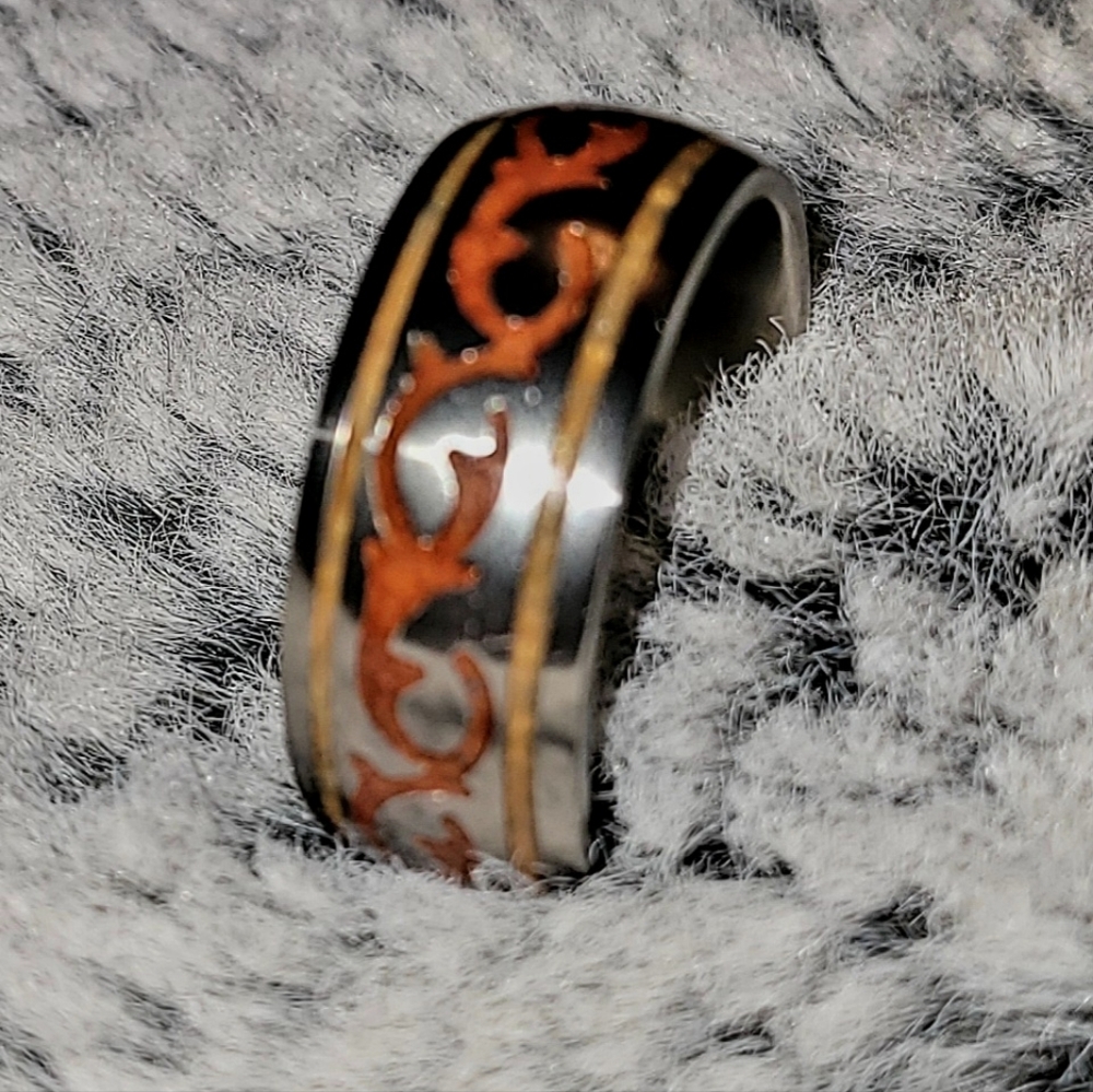 Custom handmade "viking" ring - Picture 4 of 5